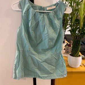Mint Green Sleeveless Blouse